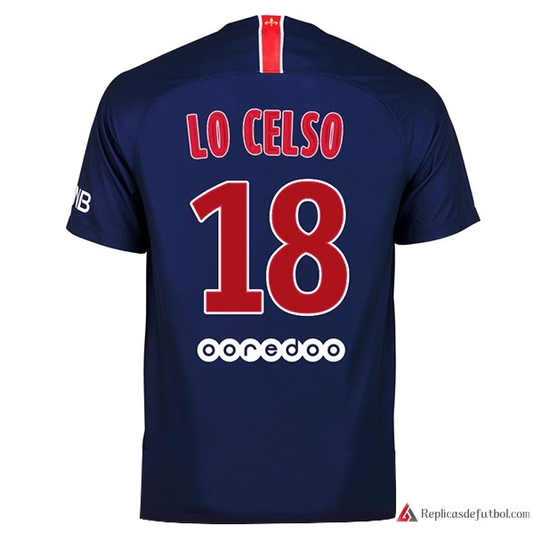 Camiseta Paris Saint Germain Primera equipación Lo Celso 2018-2019 Azul